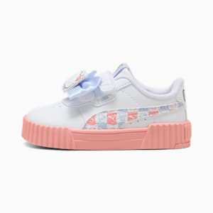 Tenis PUMA x HELLO KITTY Carina 3.0 para bebés, PUMA White-Pink Fruit-Cool Weather, extralarge