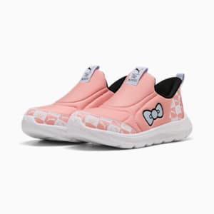 ガールズ PUMA x ハローキティ アンド フレンズ プーマ ファン レーサー 2 イーズイン スニーカー 17-21cm, Pink Fruit-Cool Weather-PUMA Black, extralarge-JPN