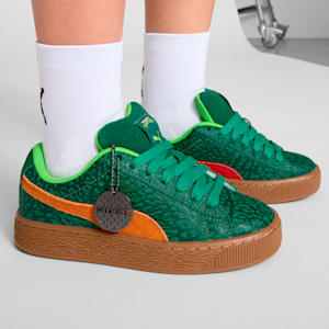 Tenis PUMA x TORTUGAS NINJA Suede XL para adolescentes, Vine-Gum, extralarge