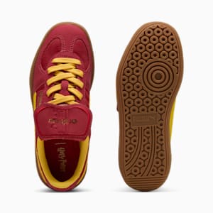Tenis PUMA HOOPS x HARRY POTTER™ Palermo para adolescentes, Dark Crimson-Yellow Sizzle, extralarge