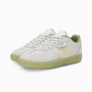 Palermo Moda Selva Women's Sneakers, Vapor Gray-Creamy Vanilla-Calming Green, extralarge-IND
