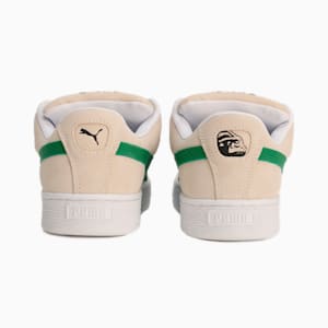 メンズ PUMA x XLARGE スウェード XL スニーカー, Frosted Ivory-Archive Green, extralarge-JPN