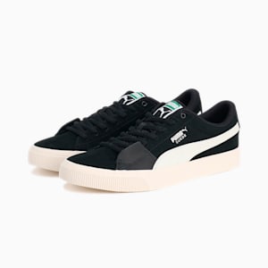 ユニセックス スウェード スケート スニーカー, PUMA Black-Warm White, extralarge-JPN