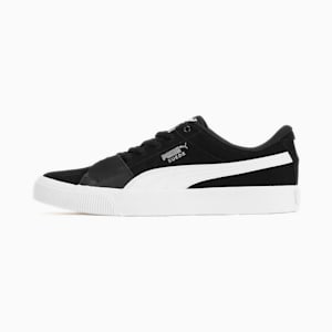ユニセックス スウェード スケート スニーカー, PUMA Black-Warm White, extralarge-JPN