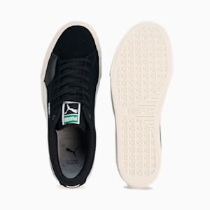 ユニセックス スウェード スケート スニーカー, PUMA Black-Warm White, extralarge-JPN
