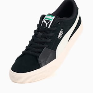ユニセックス スウェード スケート スニーカー, PUMA Black-Warm White, extralarge-JPN