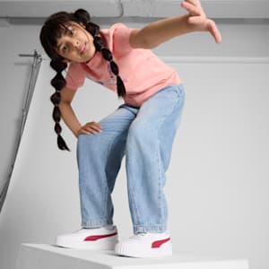 Sneakers Carina 3.0 Enfant et adolescent, PUMA White-Port-Rose Mauve, extralarge