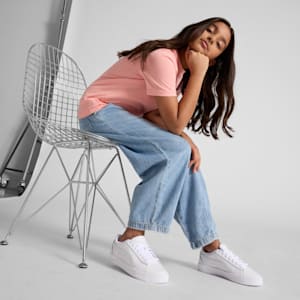 Sneakers Jada Classic Enfant et adolescent, PUMA White-PUMA White, extralarge