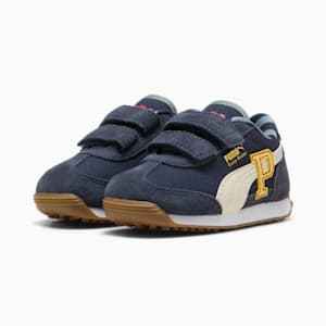 Tenis Easy Rider Super PUMA para bebés, New Navy-Alpine Snow, extralarge
