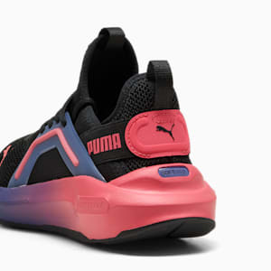 Softride Enzo 5 Big Kids' Training Shoes, PUMA Black-Blue Crystal-Peach Frost, extralarge