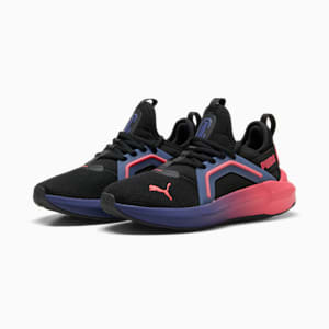 Softride Enzo 5 Big Kids' Training Shoes, PUMA Black-Blue Crystal-Peach Frost, extralarge