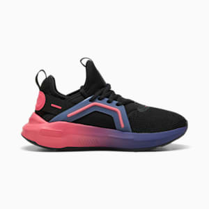 Softride Enzo 5 Big Kids' Training Shoes, PUMA Black-Blue Crystal-Peach Frost, extralarge