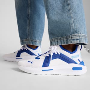 Chaussures d’entraînement Softride Enzo 5 Enfant et adolescent, PUMA White-Vivid Blue, extralarge
