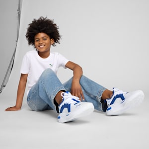 Chaussures d’entraînement Softride Enzo 5 Enfant et adolescent, PUMA White-Vivid Blue, extralarge