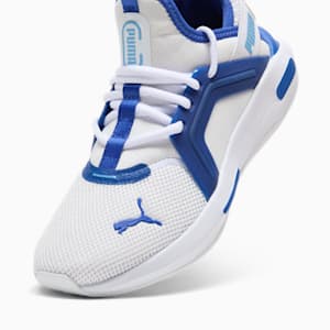 Chaussures d’entraînement Softride Enzo 5 Enfant et adolescent, PUMA White-Vivid Blue, extralarge