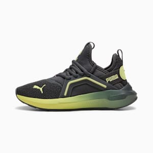 Softride Enzo 5 Big Kids' Training Shoes, Dusky Gray-Fresh Yellow, extralarge