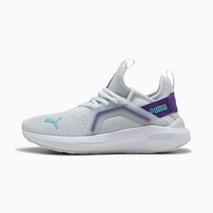 Softride Enzo 5 Big Kids' Training Shoes, Silver Mist-Team Violet-PUMA White, extralarge