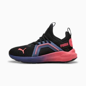 Softride Enzo 5 Little Kids' Training Shoes, PUMA Black-Blue Crystal-Peach Frost, extralarge