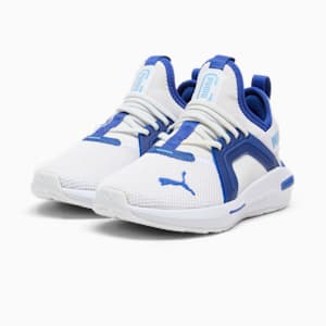 Zapatos de entrenamiento para niños pequeños Softride Enzo 5, PUMA White-Vivid Blue, extralarge