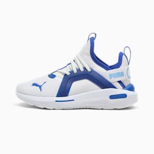 Zapatos de entrenamiento para niños pequeños Softride Enzo 5, PUMA White-Vivid Blue, extralarge