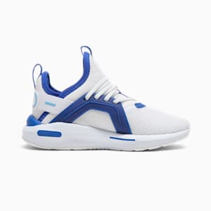 Zapatos de entrenamiento para niños pequeños Softride Enzo 5, PUMA White-Vivid Blue, extralarge