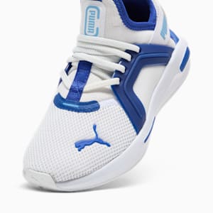 Zapatos de entrenamiento para niños pequeños Softride Enzo 5, PUMA White-Vivid Blue, extralarge