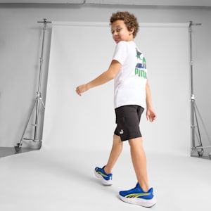 Chaussures de course à pied Pounce Lite Enfant et adolescent, Vivid Blue-Lemon Sherbert-PUMA White, extralarge