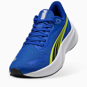 Chaussures de course à pied Pounce Lite Enfant et adolescent, Vivid Blue-Lemon Sherbert-PUMA White, extralarge