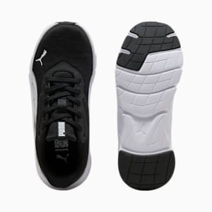 キッズ フレックスフォーカス ライト モダン スニーカー 22-25cm, PUMA Black-PUMA White, extralarge-JPN