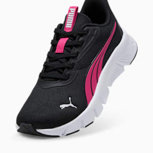 キッズ フレックスフォーカス ライト モダン スニーカー 22-25cm, PUMA Black-PUMA Pink-PUMA White, extralarge-JPN