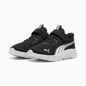 キッズ フレックスフォーカス モダン スニーカー 17-21cm, PUMA Black-PUMA White, extralarge-JPN