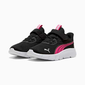 キッズ フレックスフォーカス モダン スニーカー 17-21cm, PUMA Black-PUMA Pink-PUMA White, extralarge-JPN