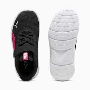 キッズ フレックスフォーカス モダン スニーカー 17-21cm, PUMA Black-PUMA Pink-PUMA White, extralarge-JPN