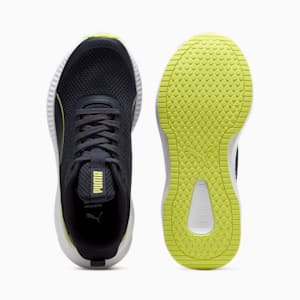キッズ フライヤー ライト 3 スニーカー 22-25cm, New Navy-Lemon Sherbert-PUMA White, extralarge-JPN