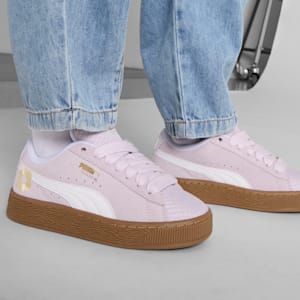 Tenis Suede XL Summer Feels para niñas, Lilac Frost-PUMA White, extralarge