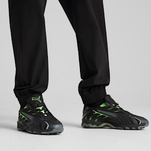 Sneakers Inhale, PUMA Black-Green Glare, extralarge