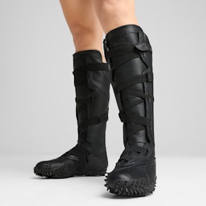 ウィメンズ モストロ ブーツ レザー スニーカー, PUMA Black, extralarge-JPN
