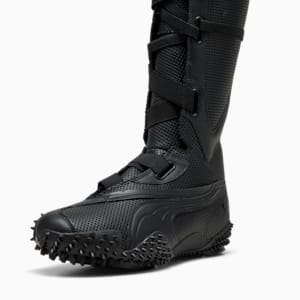 ウィメンズ モストロ ブーツ レザー スニーカー, PUMA Black, extralarge-JPN
