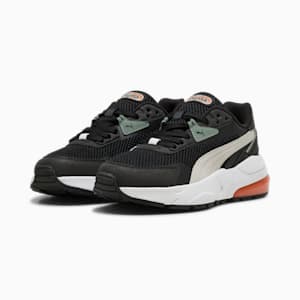 Vis2k Mid 90s Sneakers Youth, PUMA Black-Glacial Gray-Green Moon, extralarge