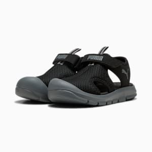 ボーイズ プーマ ファン レーサー メッシュ サンダル 17-21cm, PUMA Black-Cool Dark Gray, extralarge-JPN