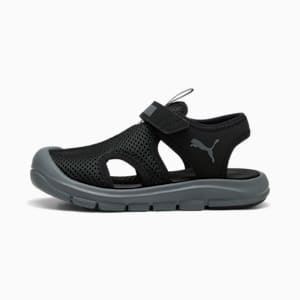 ボーイズ プーマ ファン レーサー メッシュ サンダル 17-21cm, PUMA Black-Cool Dark Gray, extralarge-JPN