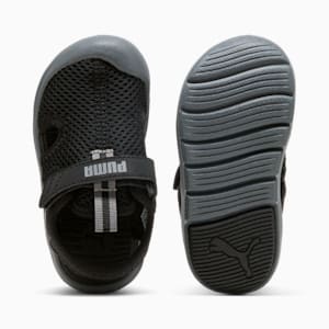 ベビー プーマ ファン レーサー メッシュ サンダル 12-16.5cm, PUMA Black-Cool Dark Gray, extralarge-JPN