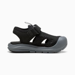ベビー プーマ ファン レーサー メッシュ サンダル 12-16.5cm, PUMA Black-Cool Dark Gray, extralarge-JPN