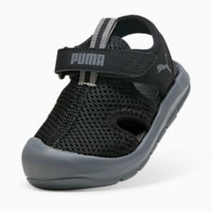 ベビー プーマ ファン レーサー メッシュ サンダル 12-16.5cm, PUMA Black-Cool Dark Gray, extralarge-JPN