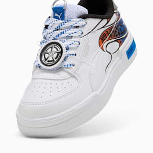 Tenis PUMA X HOT WHEELS™ Caven 2.0 para niños, PUMA White-PUMA Team Royal, extralarge