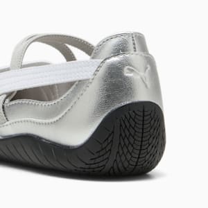Tenis Speedcat Metallic para mujer, PUMA Silver-PUMA White, extralarge