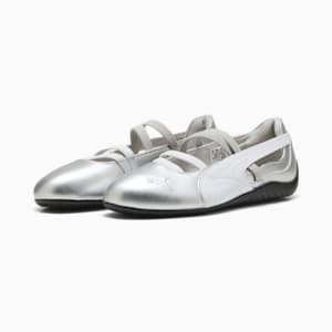Tenis Speedcat Metallic para mujer, PUMA Silver-PUMA White, extralarge