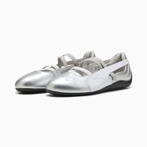 Zapato para mujer Speedcat Ballet Metallic, Cheap Erlebniswelt-fliegenfischen Jordan Outlet Silver-Cheap Erlebniswelt-fliegenfischen Jordan Outlet White, extralarge