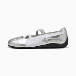 Tenis Speedcat Metallic para mujer, PUMA Silver-PUMA White, extralarge