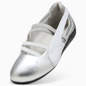 Tenis Speedcat Metallic para mujer, PUMA Silver-PUMA White, extralarge